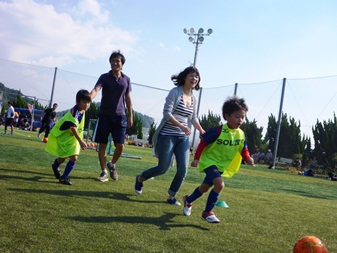 サッカー教室の様子1